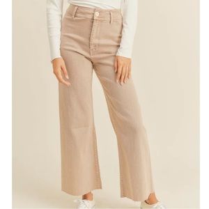 Dark Mauve Crop Denim Jeans